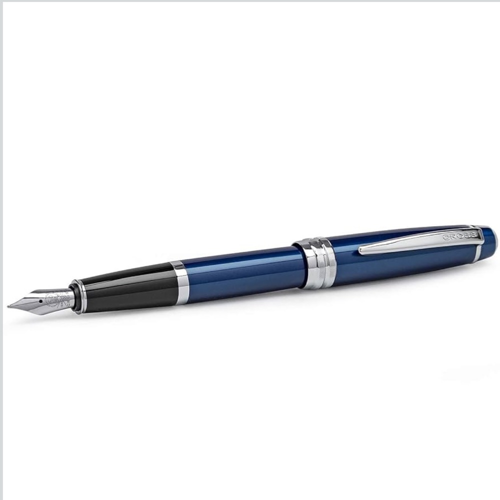 NWT Cross Bailey Blue Fountain Pen Set - Picture 2 of 5